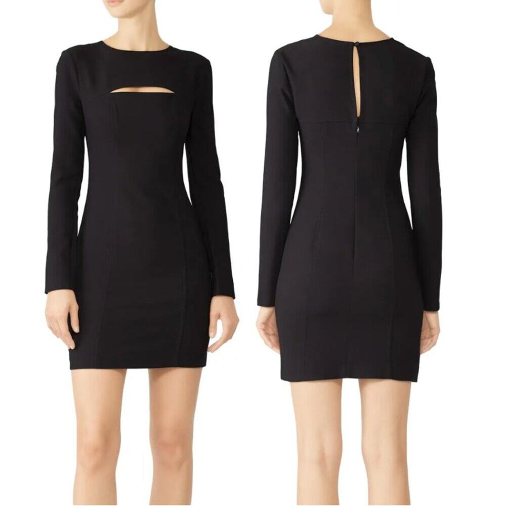 Likely Keller Black Sheath Mini Dress
